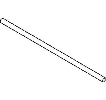 ORGA-LINE Querrelingstange für METABOX,  bis KB=1200 mm, zum Ablängen, cremeweiß